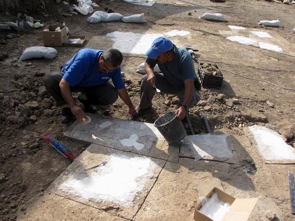 Image: facing of the footprints