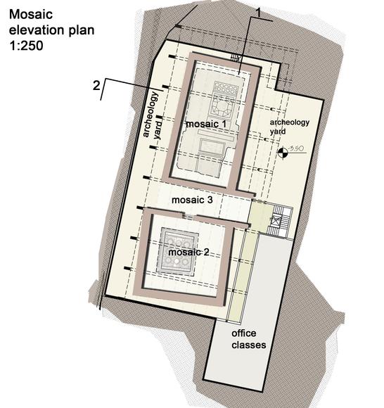 Image: Rendering of mosaic elevation